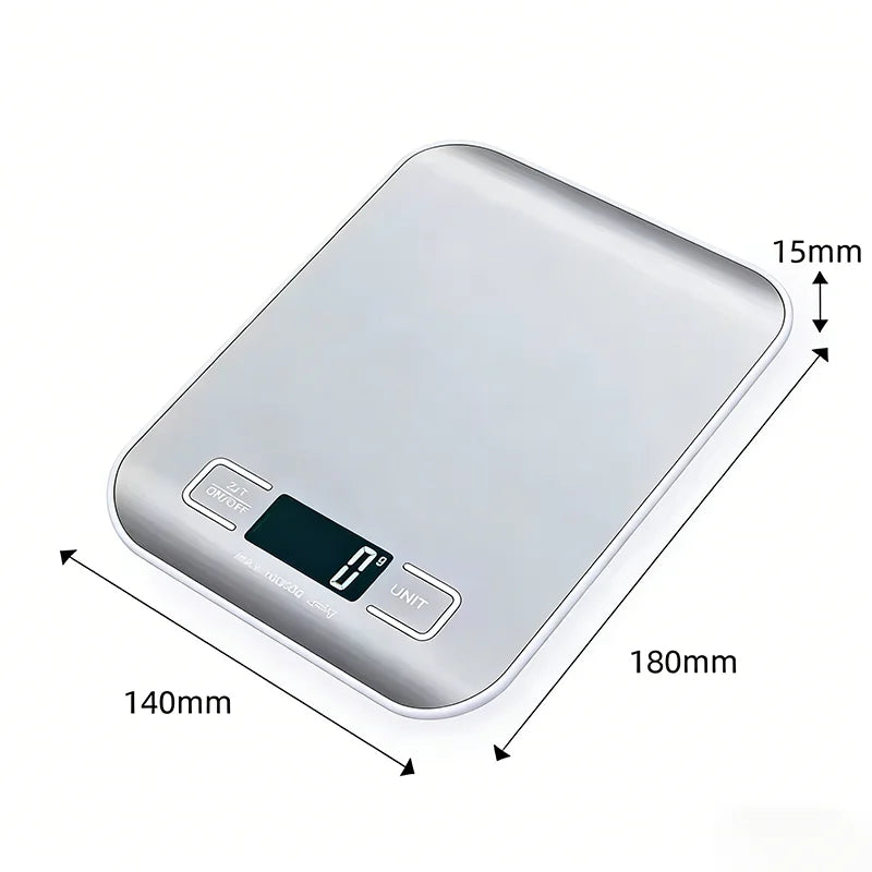 Digital Stainless Steel Kitchen Scale for Baking and Cooking - 13