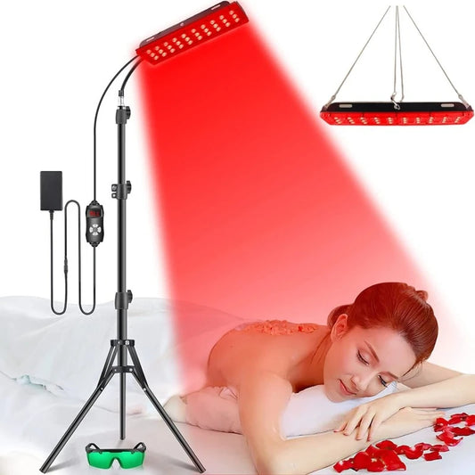 Red Light Therapy Panel with Adjustable Floor Stand