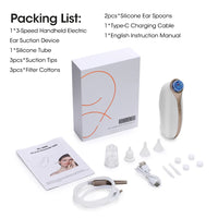Electric Ear Wax Removal Vacuum Cleaner Set