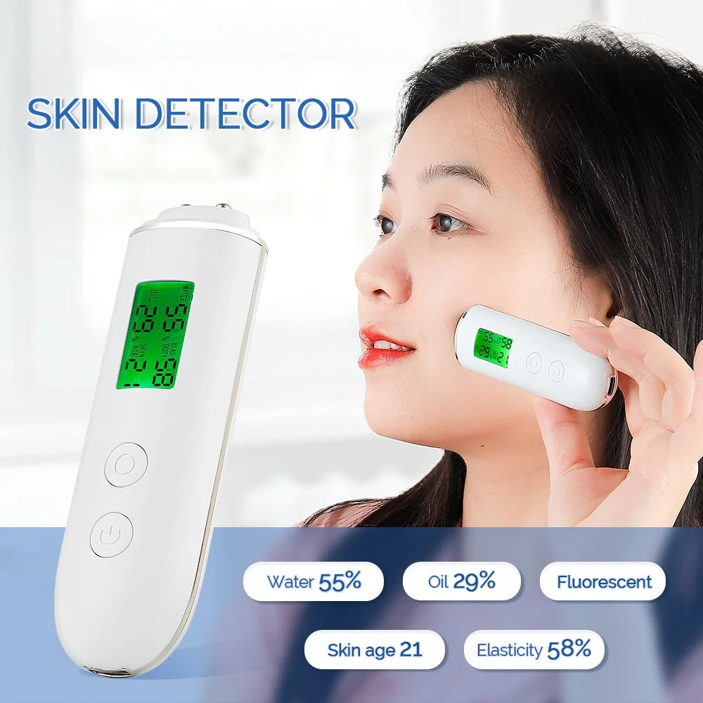 Digital Skin Moisture and Oil Content Analyzer