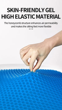 Honeycomb Gel Orthopedic Seat Cushion for Car and Office