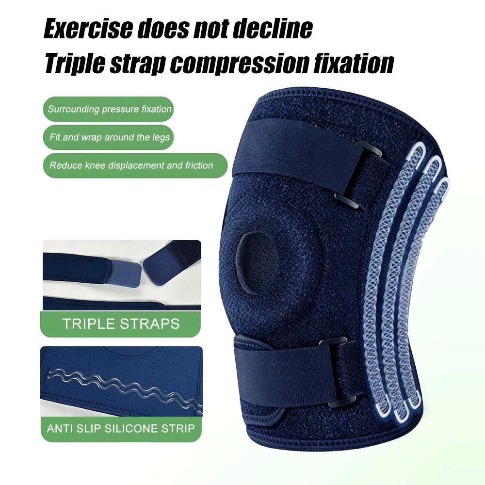 Adjustable Plus Size Knee Brace for Joint Pain Relief - 2