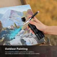 Portable Mini Airbrush Kit for Nail Art and Makeup