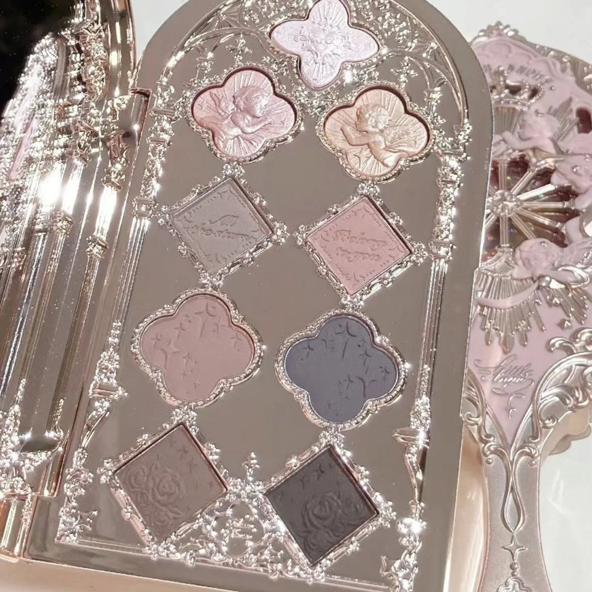 9-Color Angel Inspired Matte and Shimmer Eyeshadow Palette - 5