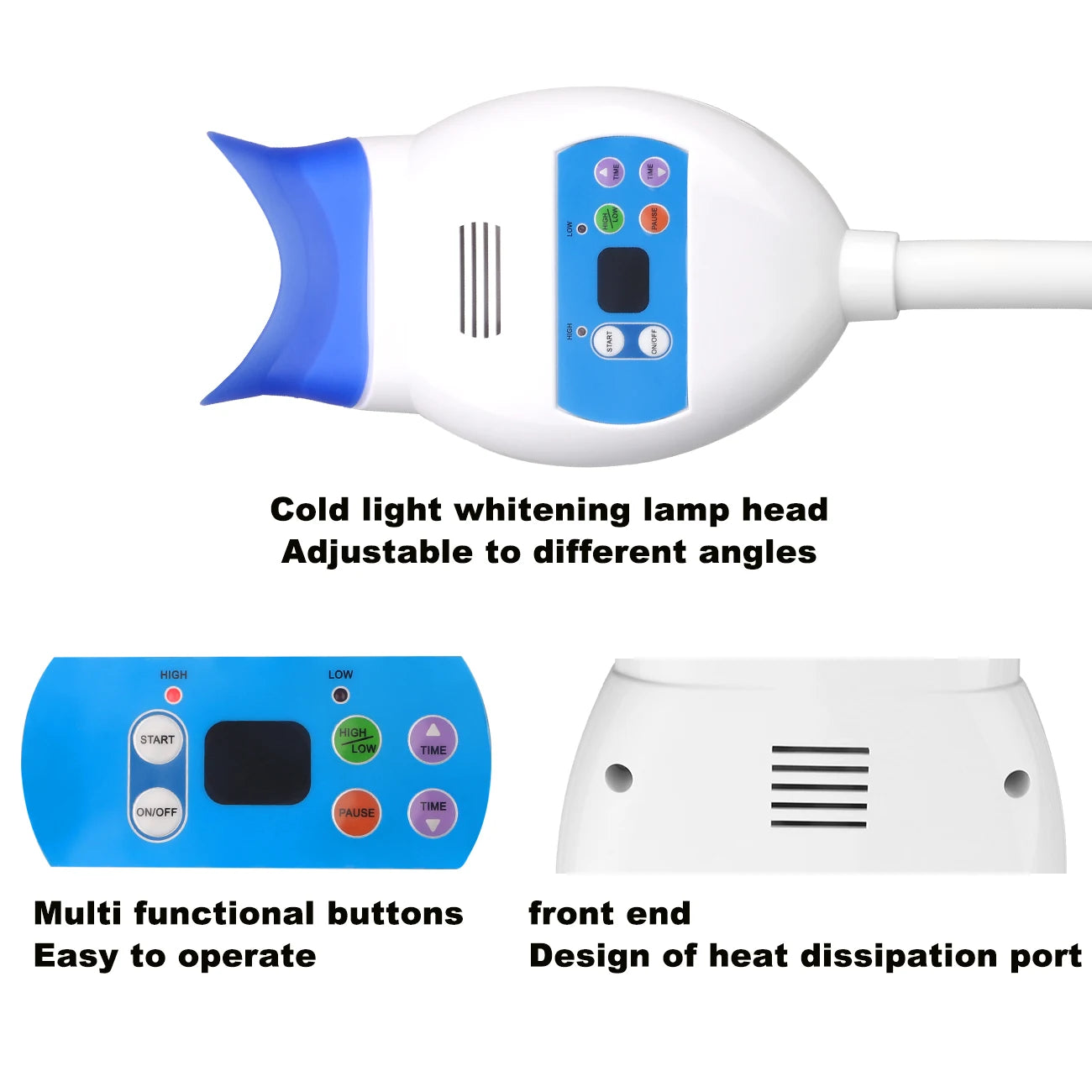 Portable LED Teeth Whitening System for Professional Results - 3