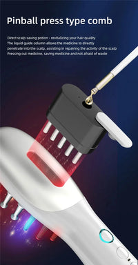 Electric Scalp Massager and Hair Growth Oil Applicator