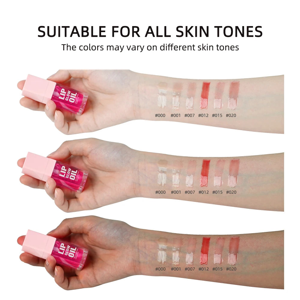 Hydrating Moisturizing Lip Glow Oil for Glossy Lips - 6