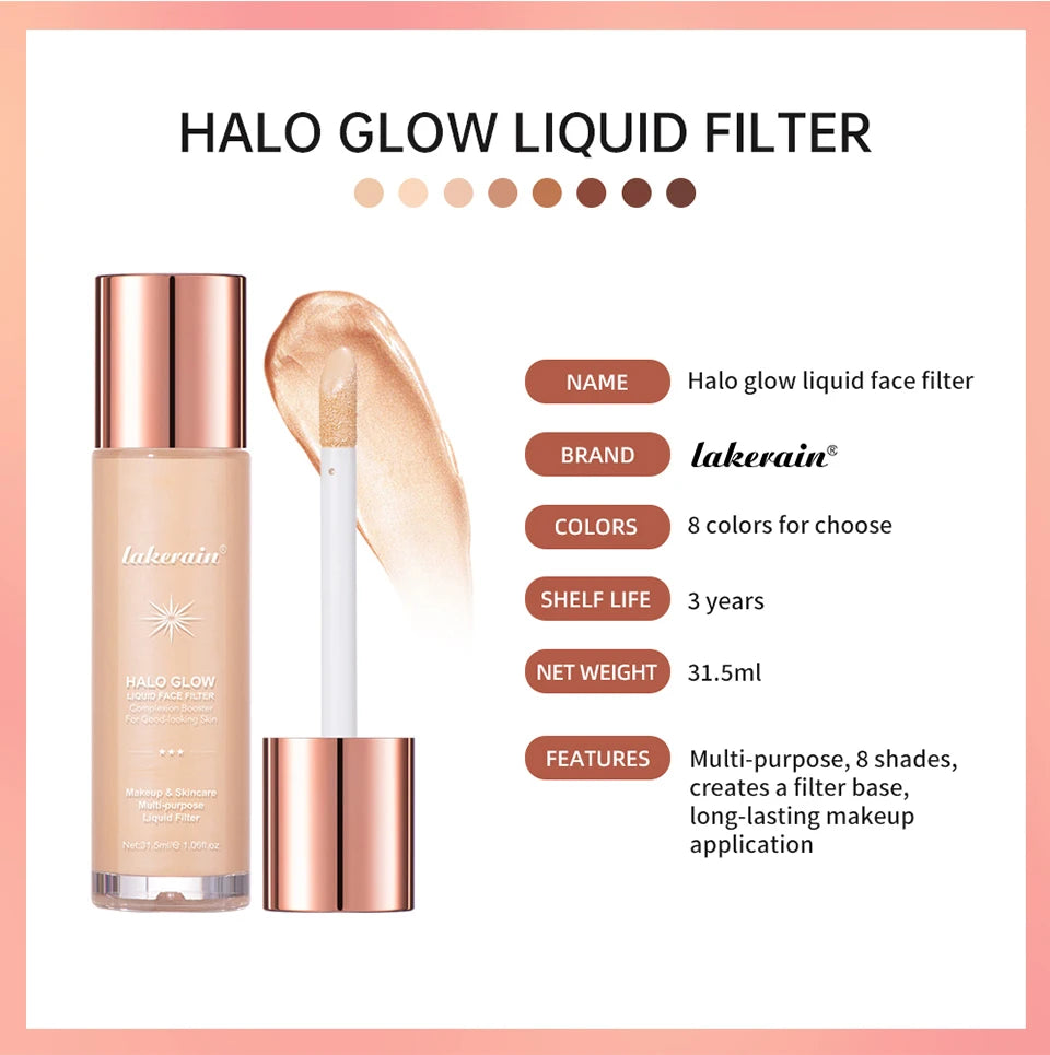 Liquid Glow Face Filter Highlighter for Dewy Skin - 16