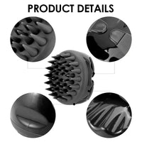 Silicone Scalp Massager and Shampoo Brush for Hair Growth