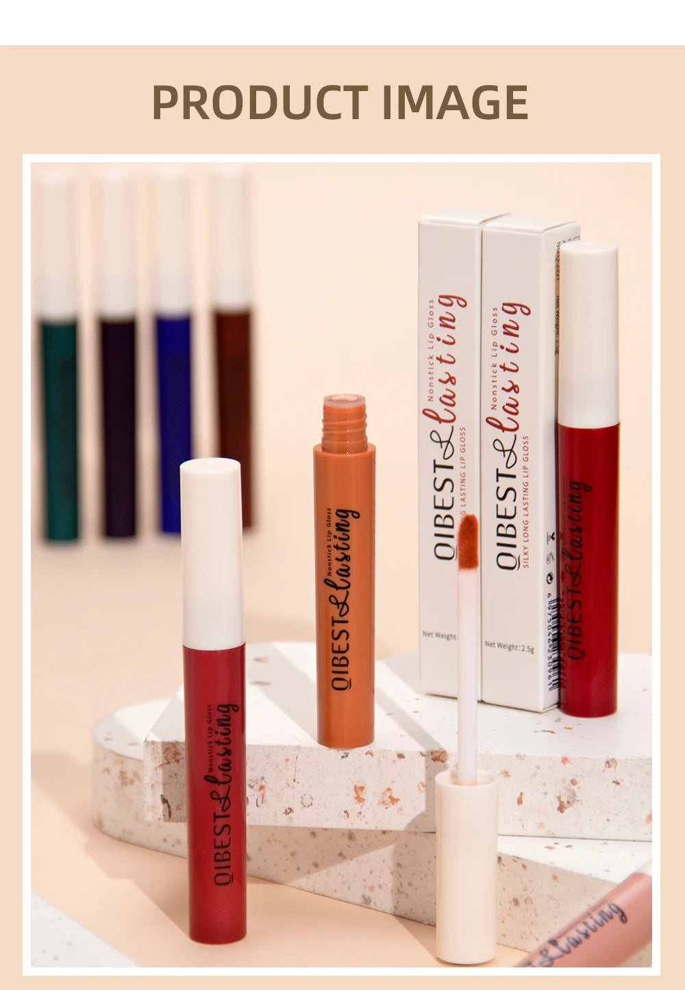 Long-Lasting Waterproof Velvet Matte Liquid Lipstick - 20