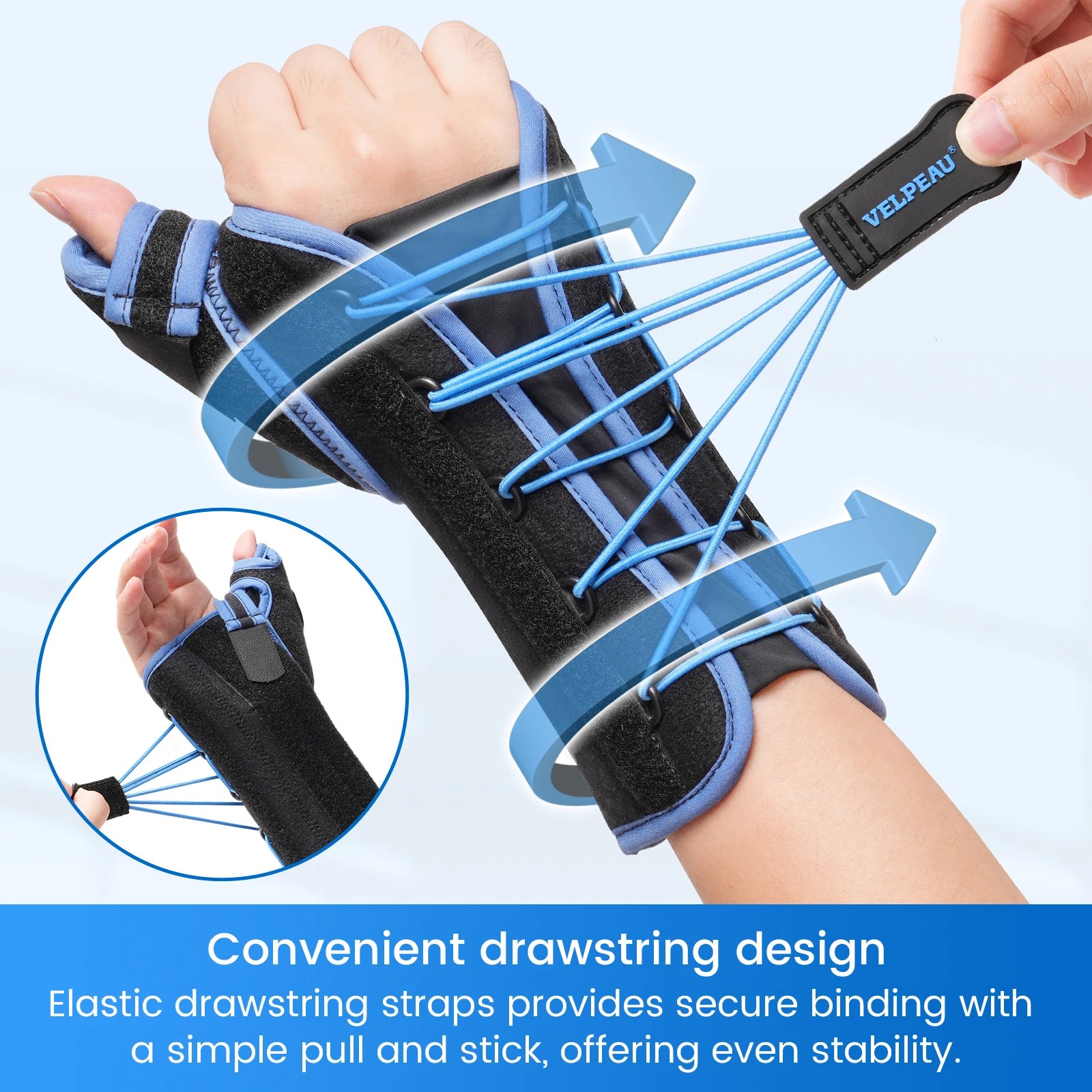 Adjustable Wrist and Thumb Support Brace for Pain Relief - 2