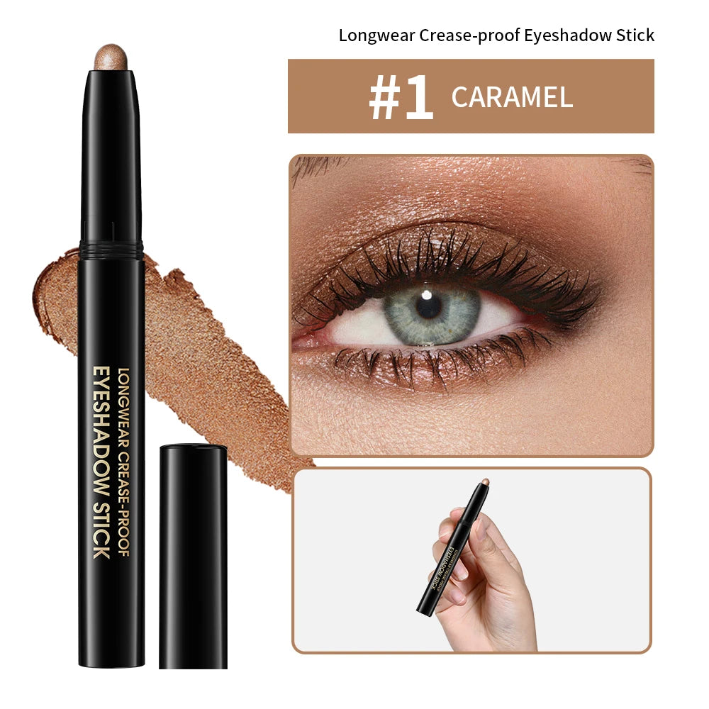 Waterproof Shimmer Eyeliner Pencil for Brightened Eyes - 48