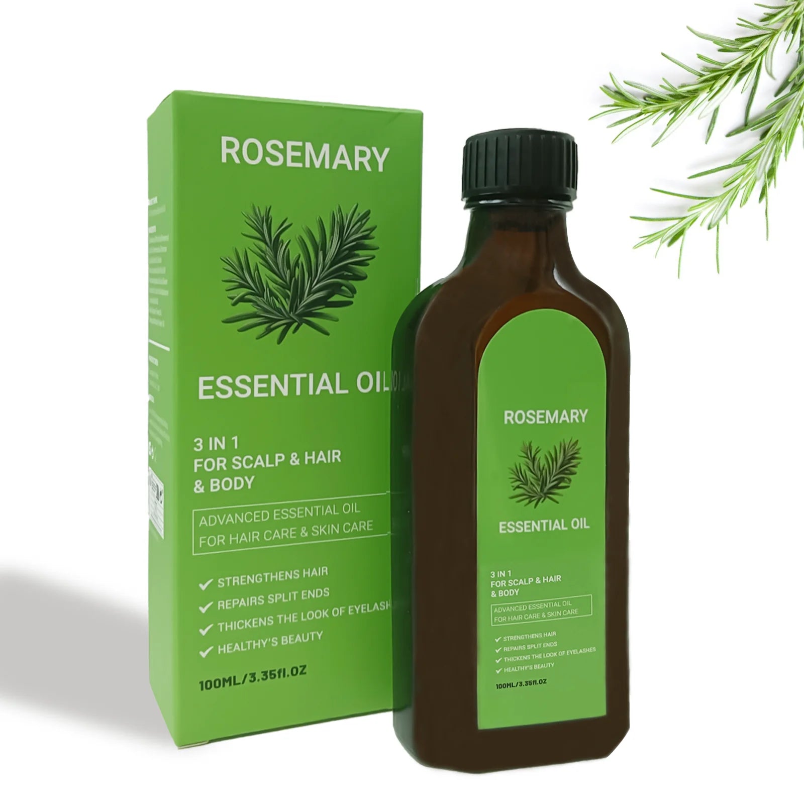 Rosemary Essential Oil for Hair Growth and Scalp Nourishment - 8