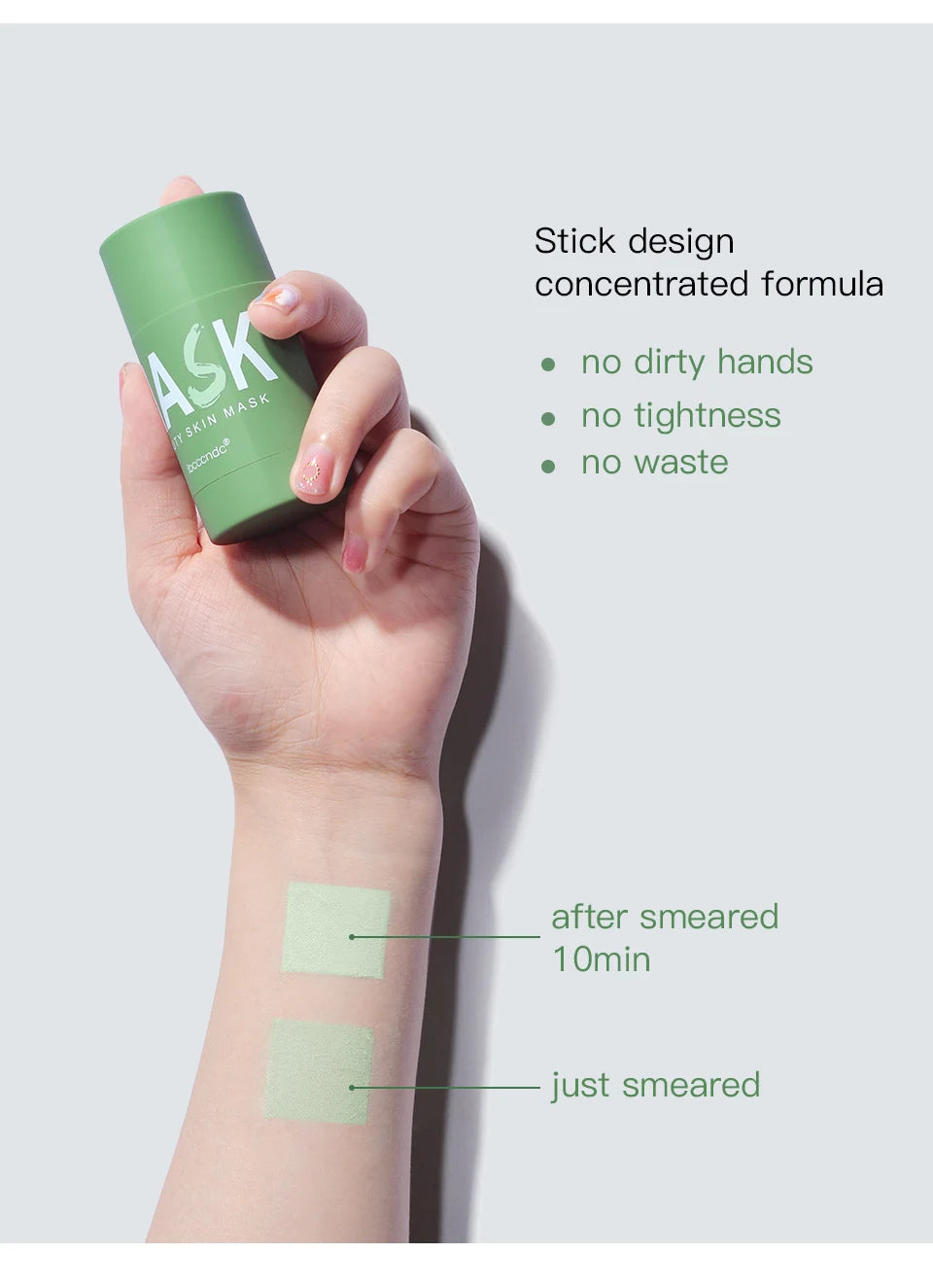 Green Tea Deep Cleansing Face Mask Stick - 17