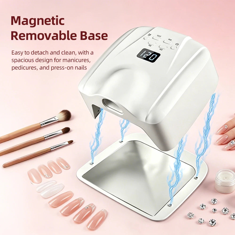 Professional Dual-Mode Gel Nail Curing Lamp with Auto-Sensor - 16