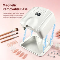 Professional Dual-Mode Gel Nail Curing Lamp with Auto-Sensor