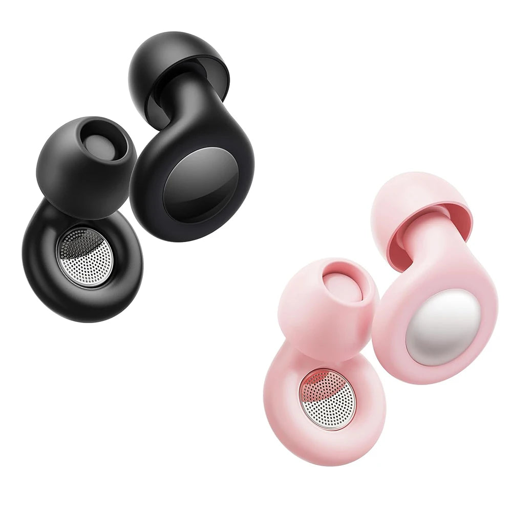 Reusable Silicone Noise-Cancelling Earplugs for Sleeping - 1