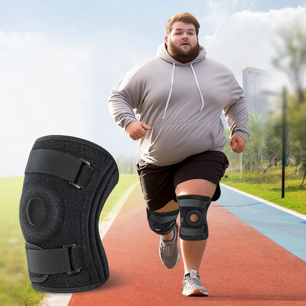 Adjustable Plus Size Knee Brace for Joint Pain Relief - 19