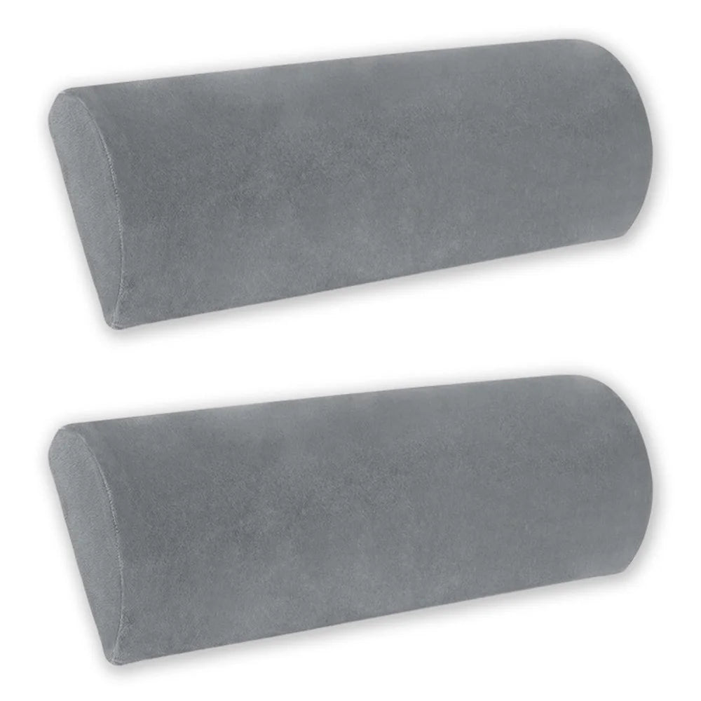 Half Moon Memory Foam Support Pillow for Legs and Back - 10