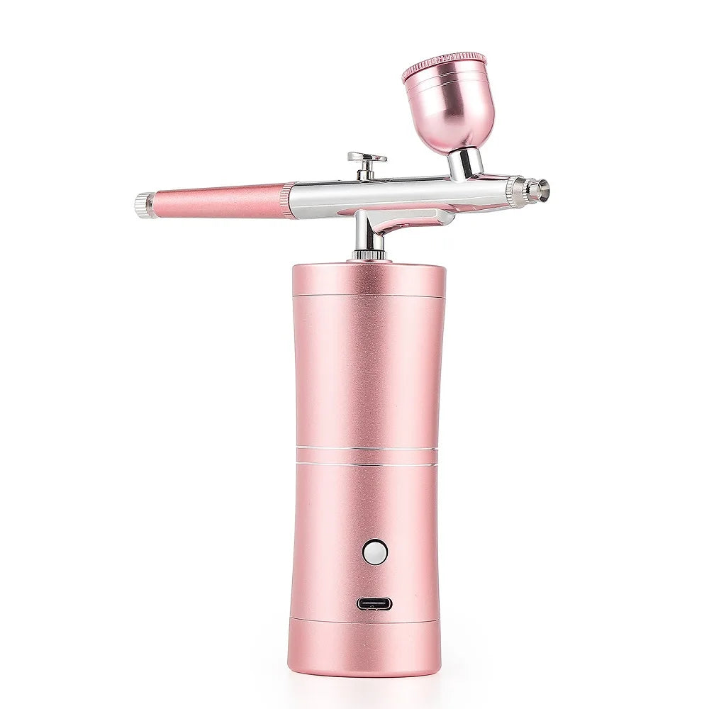 Portable Mini Airbrush Kit for Nail Art and Makeup - 16