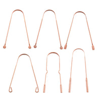 Portable Pure Copper Tongue Scraper for Fresh Breath