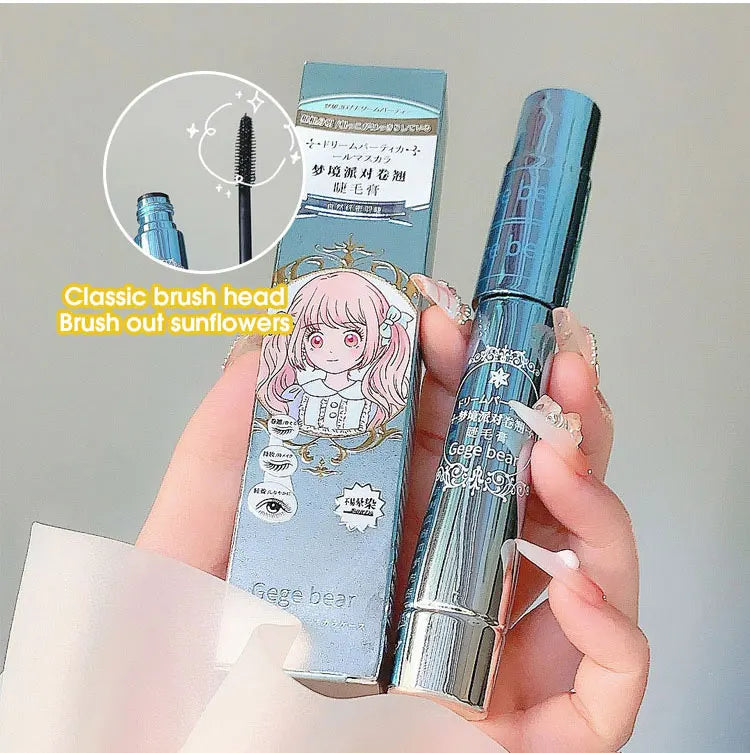Waterproof Lengthening and Curling Fiber Mascara Set - 8