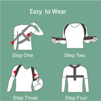 Adjustable Back Posture Corrector Support Brace