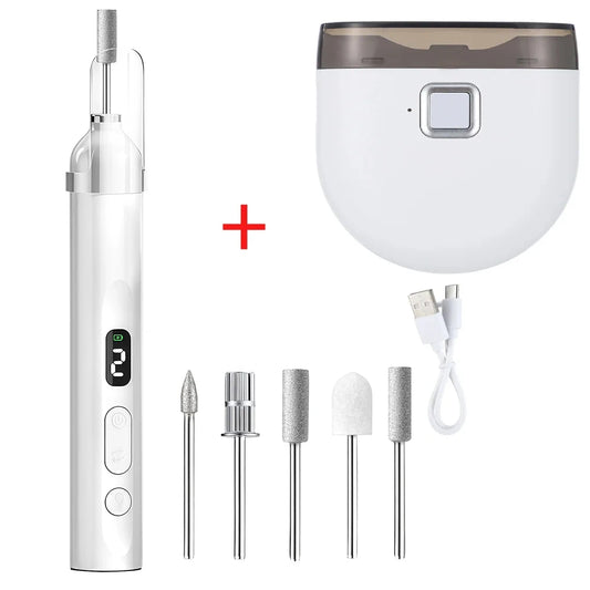 Electric Nail Clipper and Manicure Drill Set