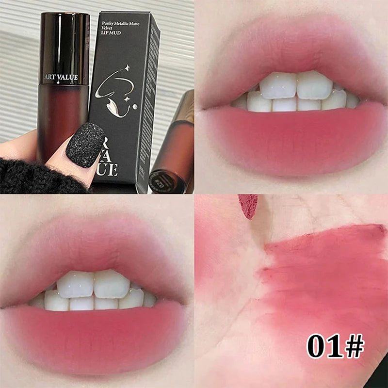 Matte Velvet Lip Glaze for Long-Lasting Soft Mist Finish - 19