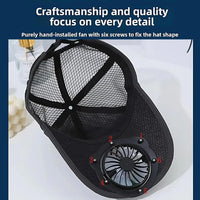 Solar Powered Cooling Baseball Cap