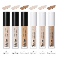 Full Coverage Matte Liquid Concealer for Face