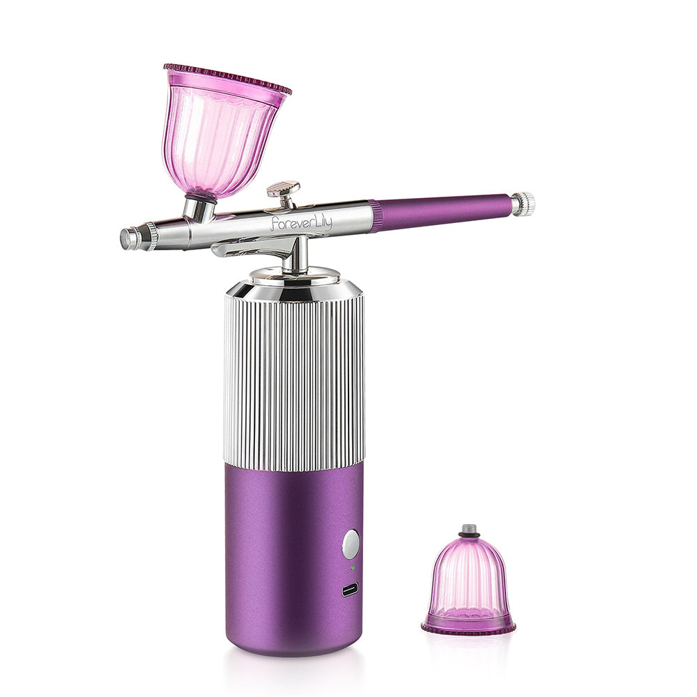 Portable Mini Airbrush Kit for Nail Art and Makeup - 58