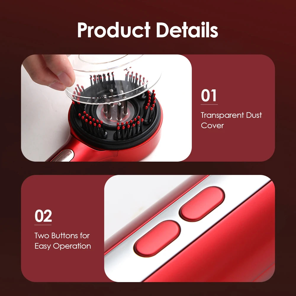 Electric Scalp Massager and Hair Growth Serum Applicator - 10