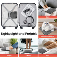 USB Heated Plush Foot Warmer Mat