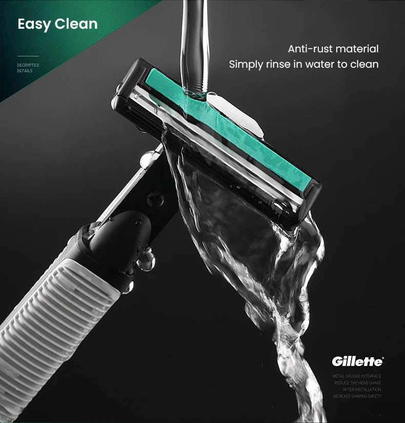Dual-Blade Men's Precision Shaving Razor Set - 15