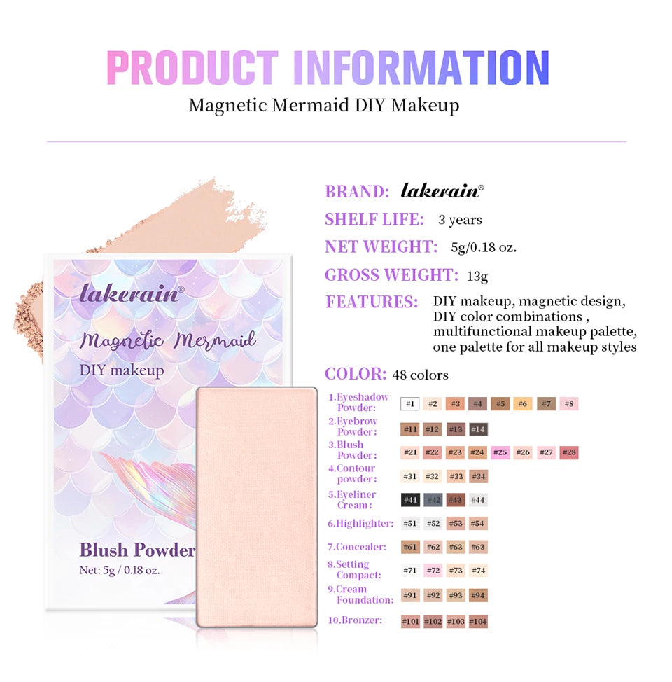 Magnetic DIY Multi-Use Makeup Palette - 15
