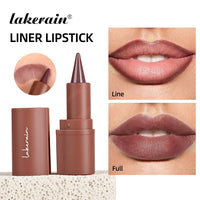 2-in-1 Waterproof Matte Lip Liner and Lipstick Crayon