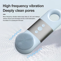 Hot and Cold Facial Cleansing Brush with Heated Massage