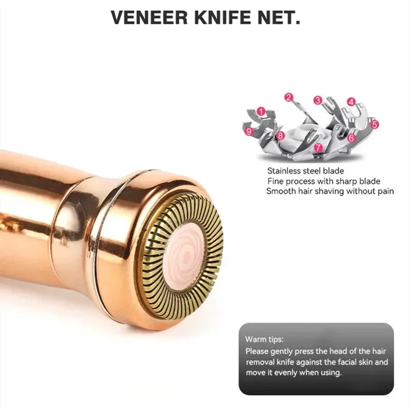 4-in-1 Painless Electric Shaver and Trimmer for Women - 5