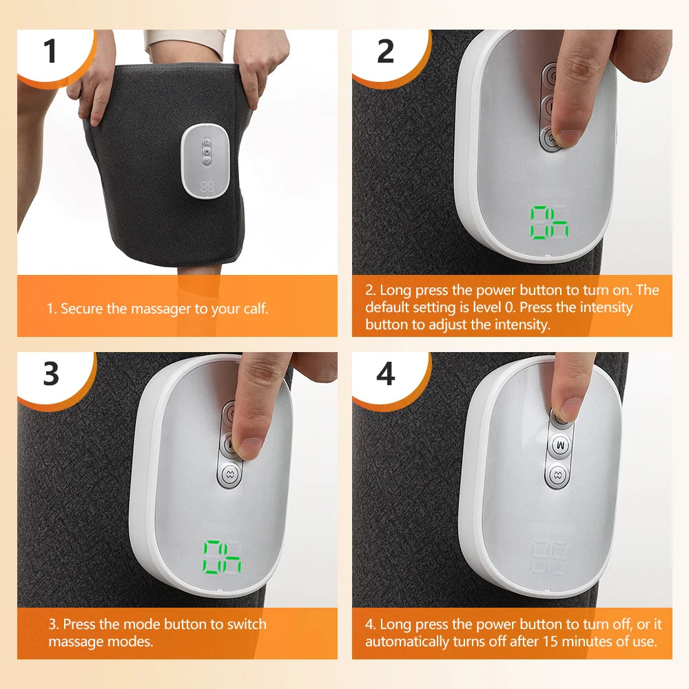 Wireless Air Compression Calf Massager for Leg Pain Relief - 31