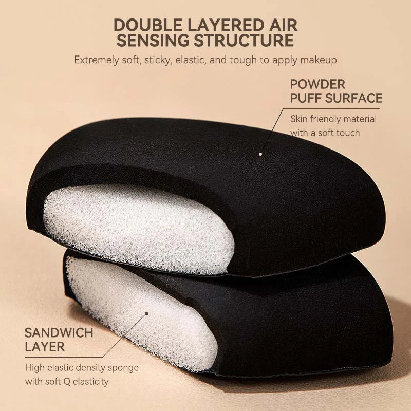 Dual-Sided Triangle Makeup Puff for Flawless Blending - 5