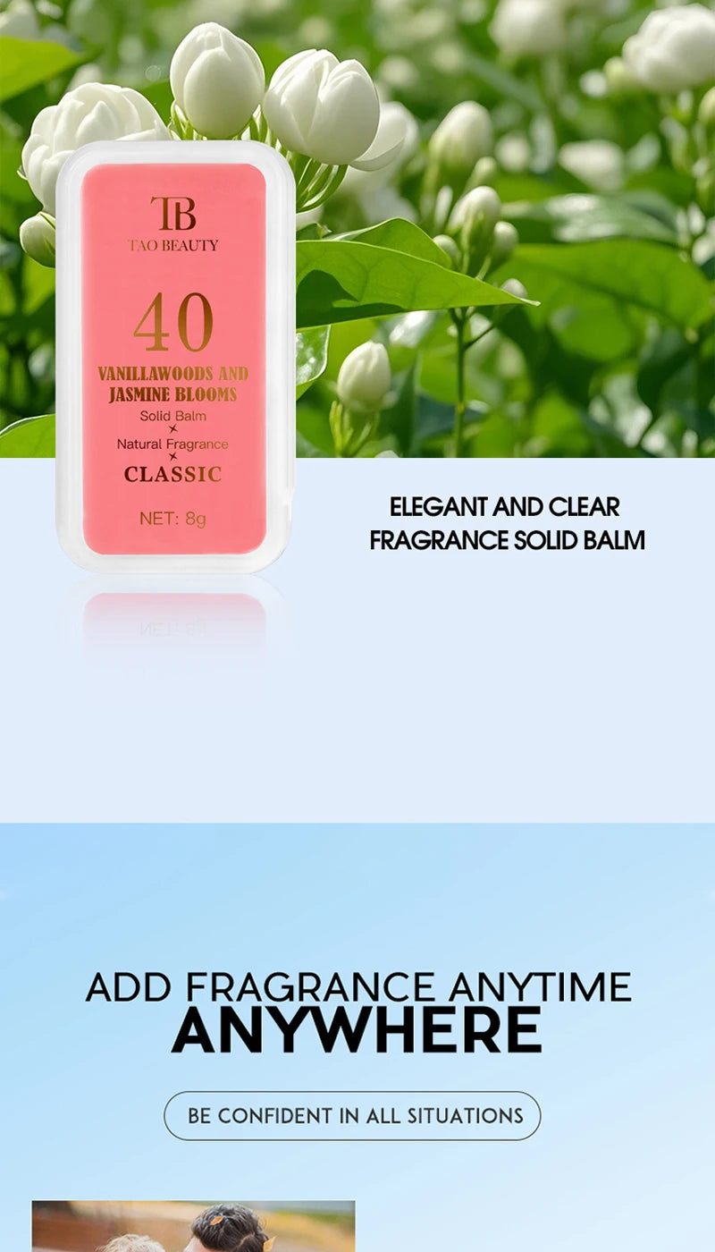 Long-Lasting Portable Solid Perfume Balm Set - 16