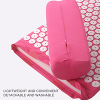 Acupressure Mat and Pillow Set for Muscle Pain Relief