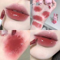 Hydrating Bunny Keychain Glossy Lip Lacquer