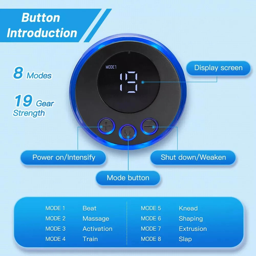 Wireless EMS Muscle Stimulator for Abdominal Toning - 3