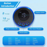 Wireless EMS Muscle Stimulator for Abdominal Toning