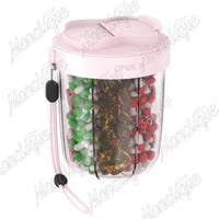7-Day Portable Pill Organizer Cup for Vitamins and Supplements