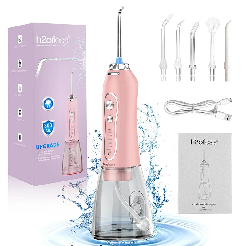 Portable Cordless Water Flosser for Deep Teeth Cleaning - 19