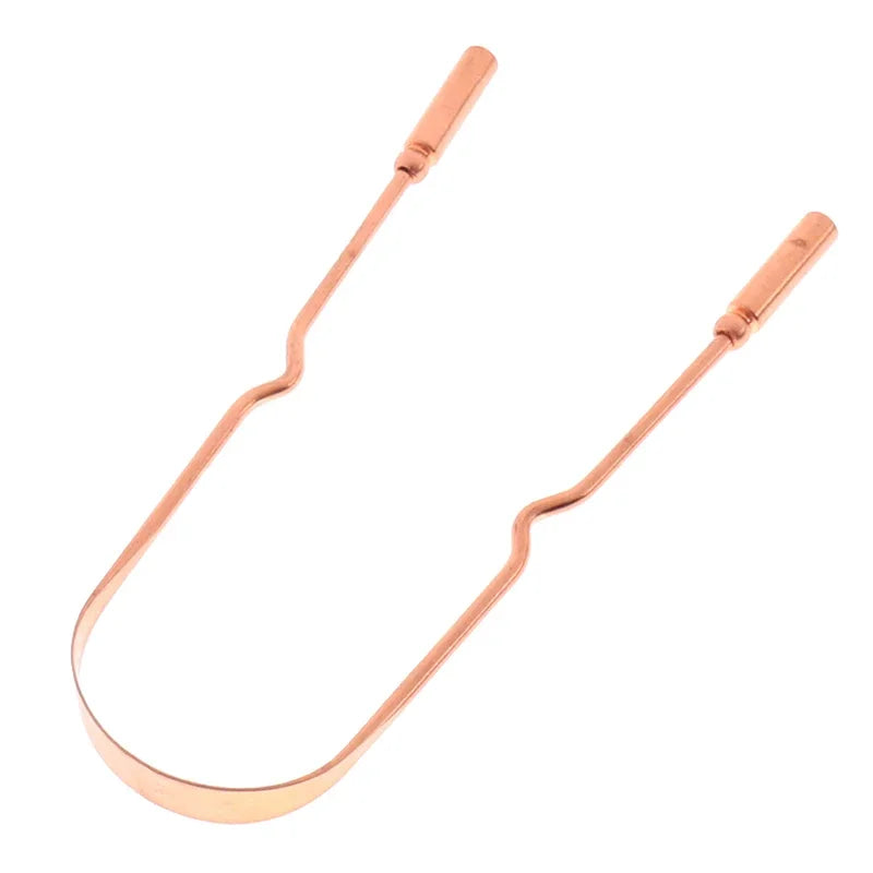 Pure Copper Tongue Scraper for Fresh Breath - 4