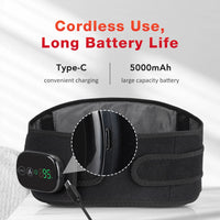 Heated Lumbar Massage Belt for Back Pain Relief